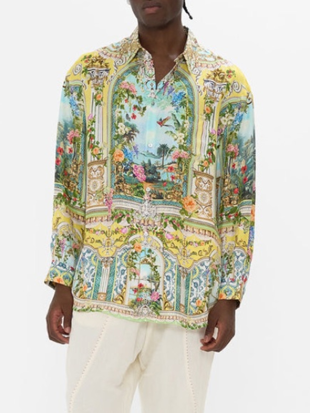 NWT Camilla Long Sleeve Oversized Shirt